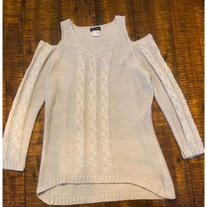 Cold Shoulder Sweater